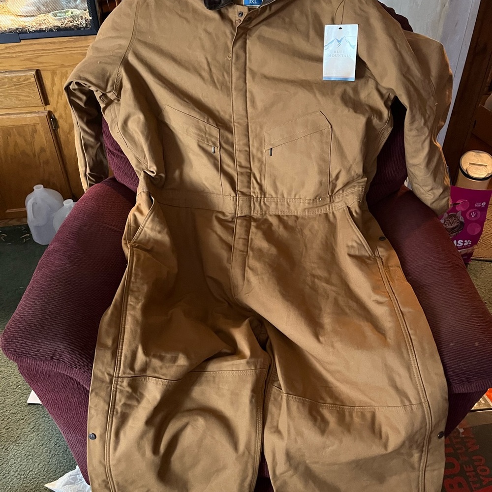 Brand new with tags coveralls size 3X.
